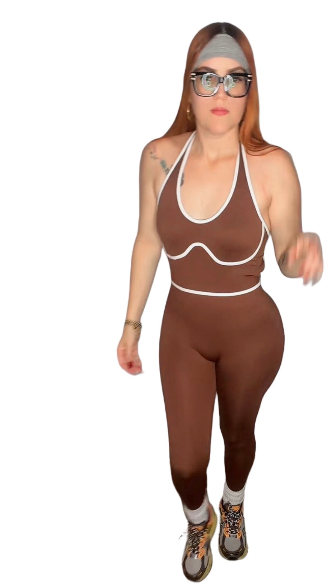 Mono Jumpsuit Brown