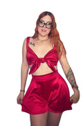 Bralette–Top Wide Leg Short Set