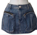 Denim Mini Skirt