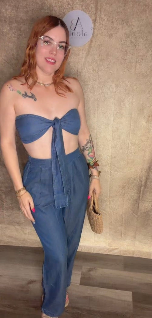 Ocean Breeze Denim Set