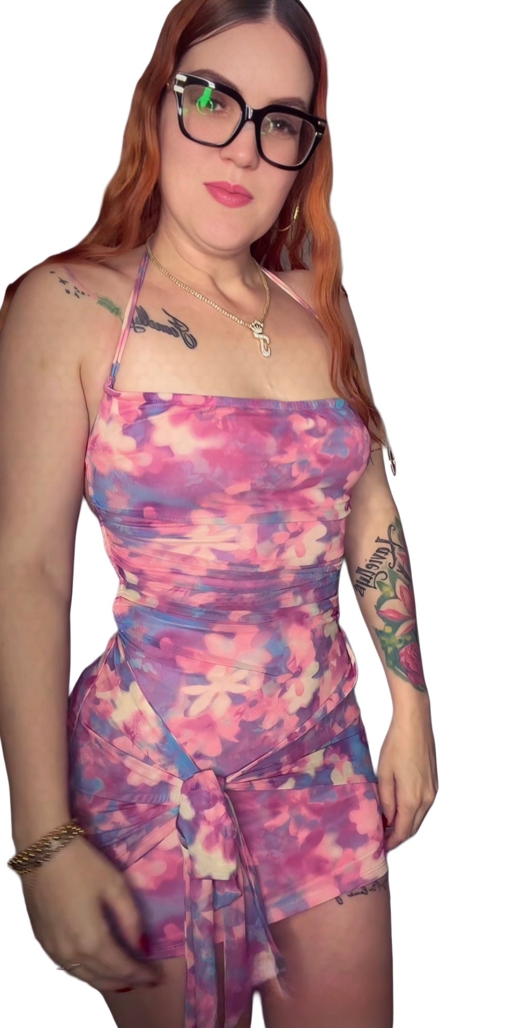 Printed (Colorful) Mini Dress